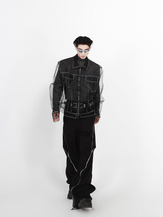 Abrigo Largo Punk Street para Hombre - Manga Larga Estilo Senior - Image 10