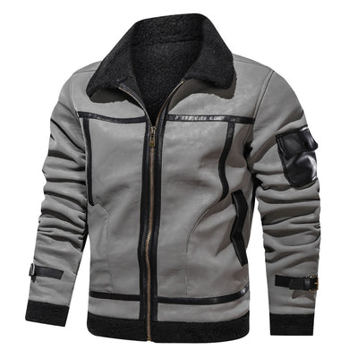 Chaqueta de Cuero Premium Estilo Europeo con Forro de Terciopelo - Image 14