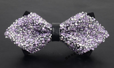 Corbatín de Diamantes Coreano para Boda - Estilo Elegante con Strass - Image 7