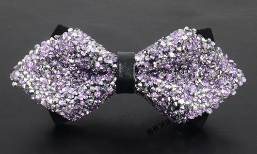Corbatín de Diamantes Coreano para Boda - Estilo Elegante con Strass - Image 7
