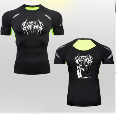 Playera Deportiva Elástica con Estampado 2D de Secado Rápido para Hombre - Image 23