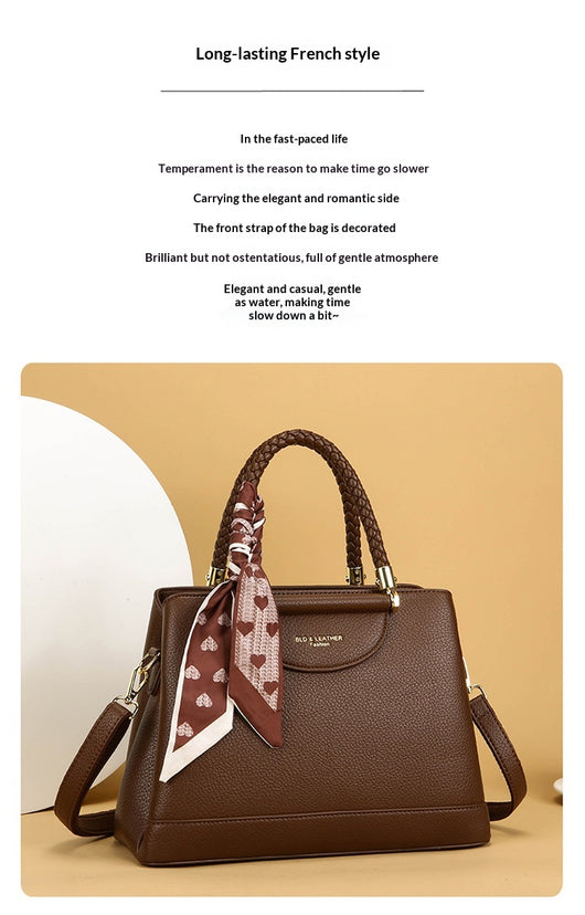 Bolso Tote Crossbody de Lujo Retro con Gran Capacidad para Mujer - Image 13