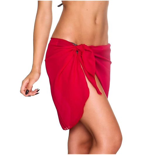 Vestido Playero Corto de Gasa con Transparencia Elegante - Image 7