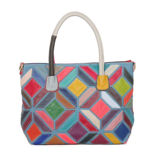 Bolso de Cuero Genuino Cosido a Mano - Image 10