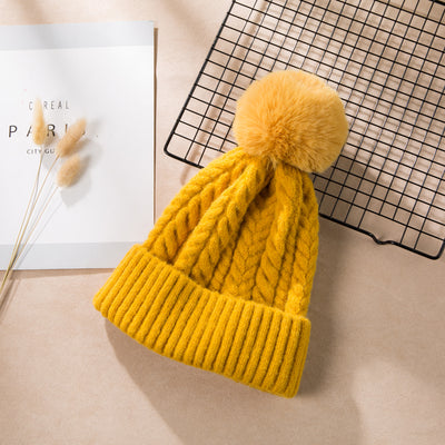 Gorro Invierno Mujer Lana Estilo Coreano Trendy - Image 4