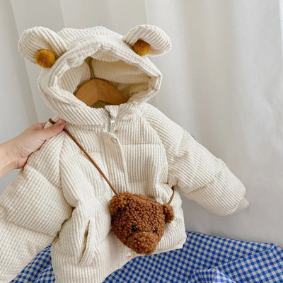 Sudadera con Capucha Infantil de Algodón con Diseño Cartoon