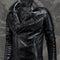 Chaqueta de Cuero PU para Motociclismo de Invierno