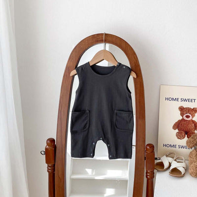 Enterizo Nórdico Minimalista para Bebé - Unisex sin Mangas - Image 6