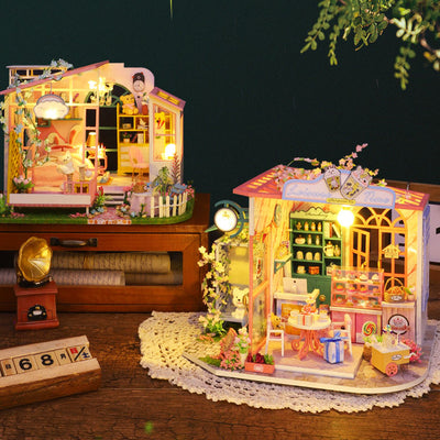 Casa de Ensueño Cottage Flores - Maqueta Artesanal para Armar - Image 18