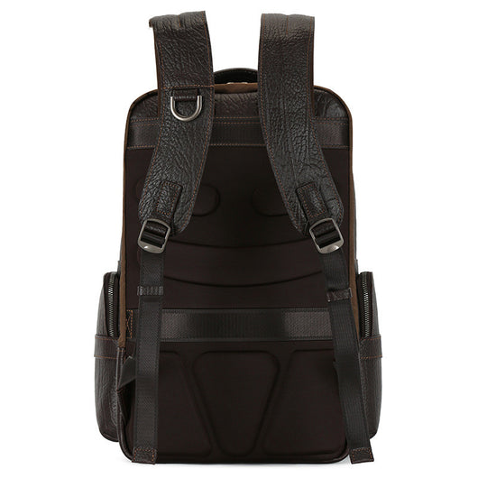 Mochila para Laptop de Cuero Genuino 156 Pulgadas - Capacidad Profesional - Image 5