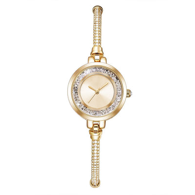 Reloj Pulsera Mujer Correa Delgada Rhinestone Efecto Arena Movible Ajustable - Image 13