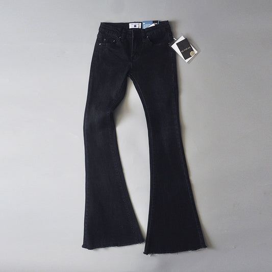 Pantalones Acampanados Denim Stretch Tendencia Mujer