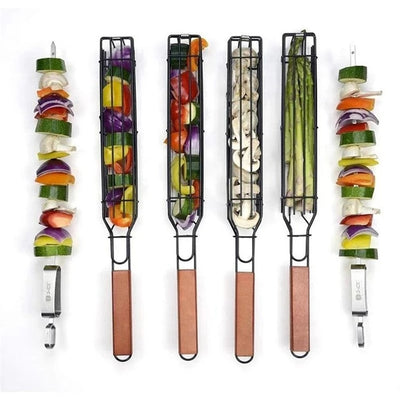 Pinza para Carnes con Mango de Madera y Malla - Herramienta BBQ Profesional - Image 21