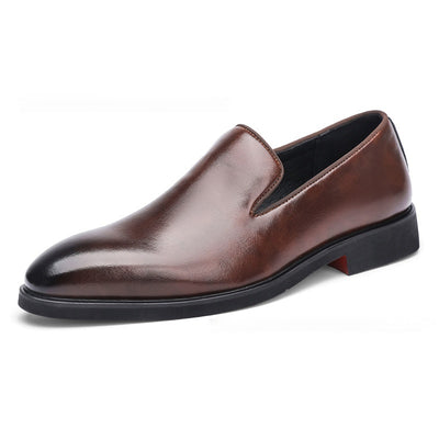 Zapatos de Cuero Puntiagudos Estilo Británico Clásico - Image 7