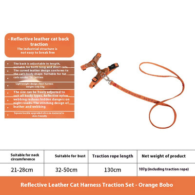 Arnés de Tracción en I para Gatos - Chaleco Pectoral y Dorsal - Image 8
