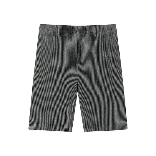 Pantalones Cortos Casuales Holgados con Cintura Elástica y Pliegues para Hombre - Image 8