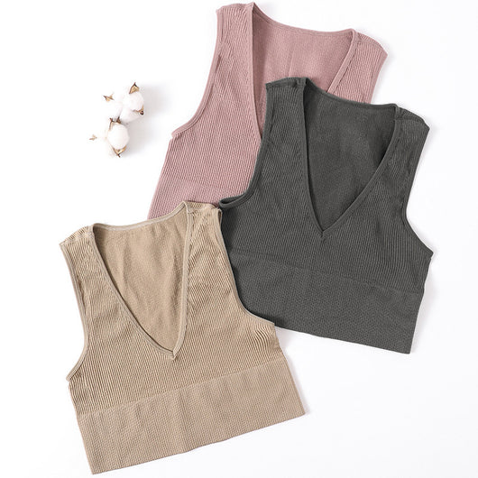 Top Crop Elegante Descubierto para Mujer - Image 24