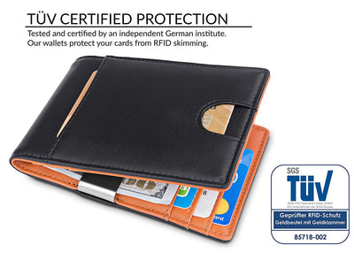 Cartera RFID para Hombre en Cuero Genuino - Protección Contra Robo de Datos - Image 17
