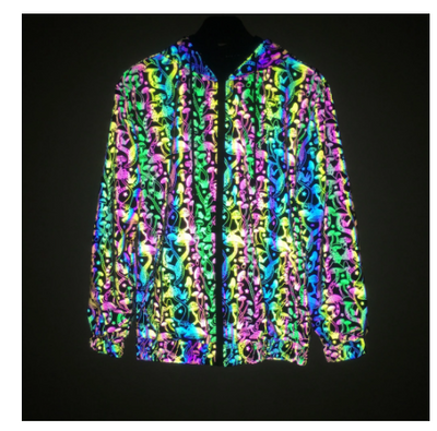 Chaqueta Cortaviento Reflectante Symphony Luminous con Capucha - Image 3