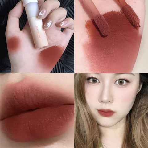 Lápiz Labial Líquido Mate Degradado Naranja y Marrón - Image 12