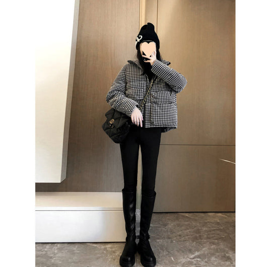 Abrigo de Algodón Suelto para Otoño Invierno - Diseño Moderno y Versátil - Image 4