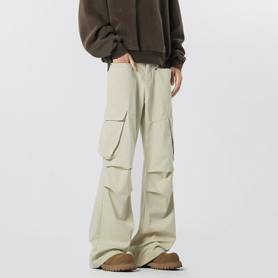 Pantalones Rectos Casuales Retro - Estilo Urbano Moderno para Hombre - Image 5