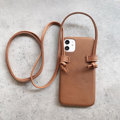 Funda Mensajero de Cuero Marrón para Teléfono - Image 6