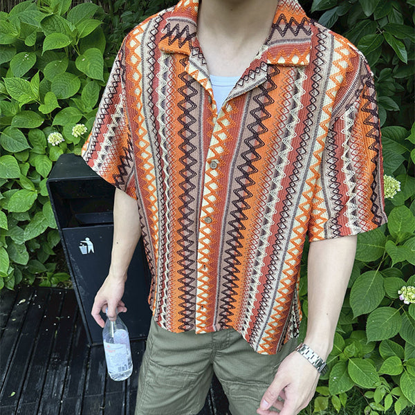 Camisa Hueca Tropical Mood - Estilo Verano para Hombre