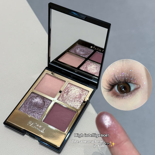 Paleta de Sombras Eyeshadow 4 Colores Tierra Ahumado Mate - Image 16