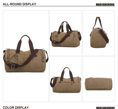 Bolsa Tote de Lona de Gran Capacidad - Image 15