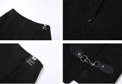 Shorts Talle Alto Negro Diseño Exclusivo para Mujer - Image 11