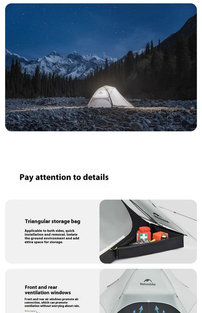 Tienda de Campaña Ultraligera Doble para Senderismo y Montaña - Image 20