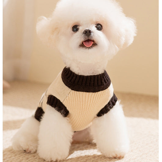 Suéter Cálido para Perros Pequeños - Cardigan de Punto Suave con Patrón Monstruo - Image 10