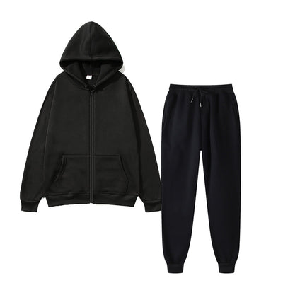 Conjunto Deportivo de Polar para Hombre Color Sólido - Image 9