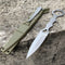 Cuchillo de Supervivencia Táctico de Hoja Recta - Defensa y Resistencia Extrema