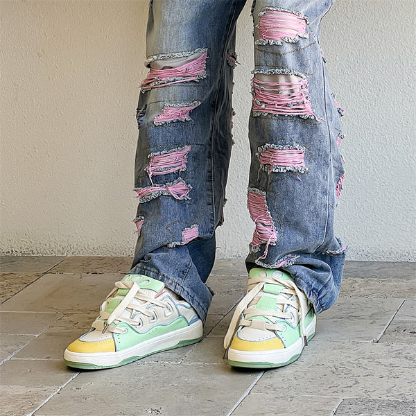 Tenis Retro Unisex Antideslizantes - Estilo Vintage para Parejas