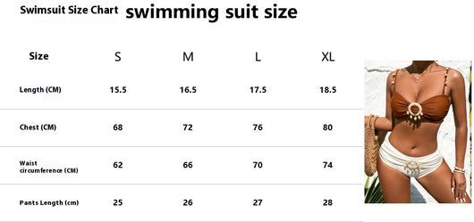 Bikini Dividido con Borlas para Playa y Aguas Termales - Image 7
