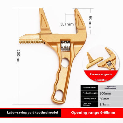 Llave Inglesa Ajustable Portátil de Apertura Grande - Image 16