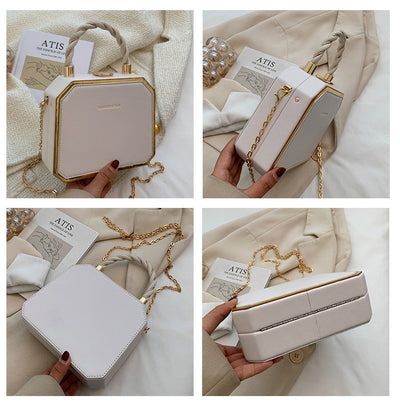 Bolso de Diseño Exclusivo con Asa al Hombro - Cartera Cuadrada de Moda - Image 14