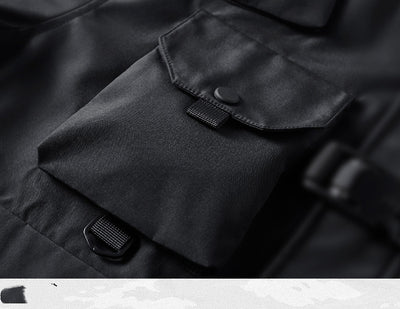 Chaqueta Beisbolera Suelta con Múltiples Bolsillos para Hombre - Image 2
