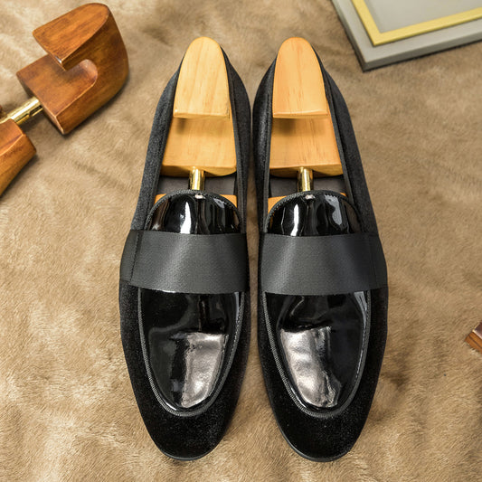 Mocasines de Cuero Charol Coreanos - Zapatos Ejecutivos Elegantes