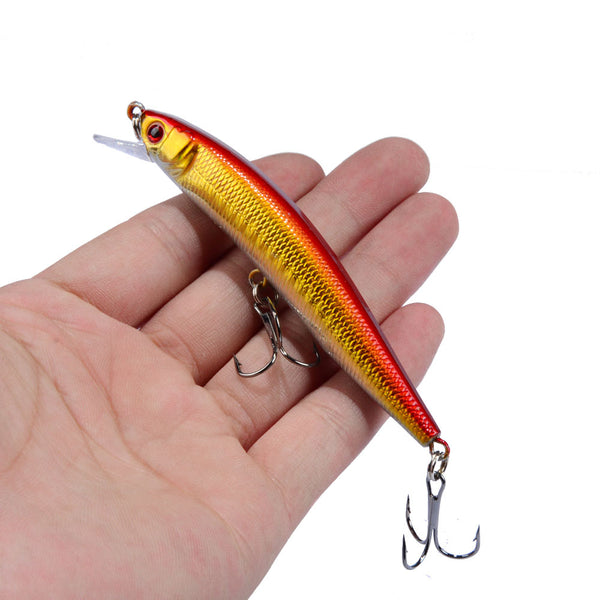 Señuelo Minnow Flotante para Pesca de Trucha y Bagre - Cebo Artificial Crankbait