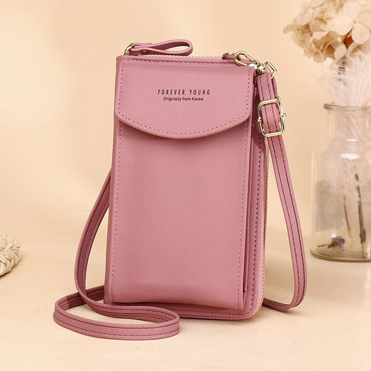Billetera Crossbody Vertical para Teléfono - Diseño Minimalista y Funcional