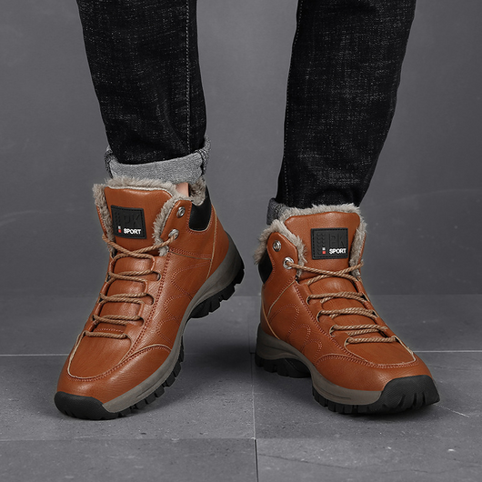 Botas de Invierno para Hombre en Cuero Premium con Forro Térmico - Image 20