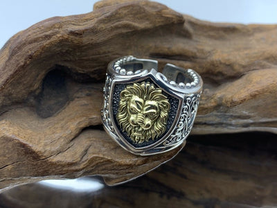 Anillo Abierto León Dominante en Plata 925 - Image 11