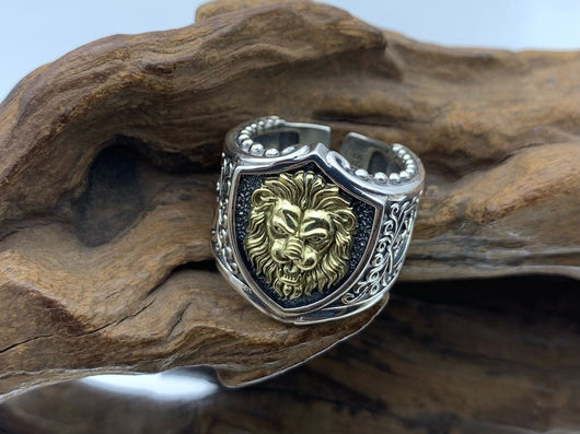 Anillo Abierto León Dominante en Plata 925 - Image 11