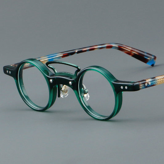 Gafas Retro Marco Redondo Pequeño Estilo Japonés - Image 2