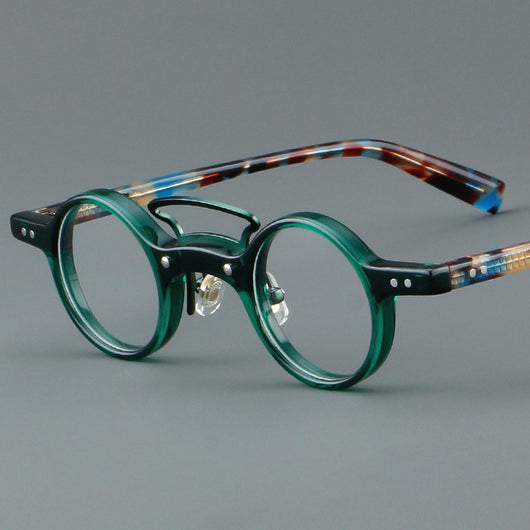Gafas Retro Marco Redondo Pequeño Estilo Japonés - Image 2