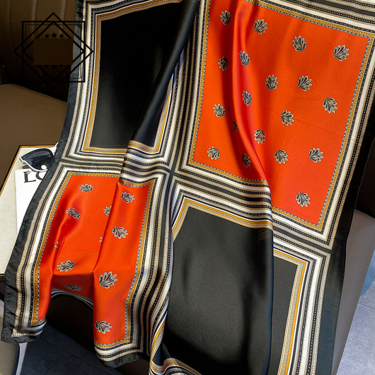 Foulard Ligero de Seda para Mujer - Bufanda Larga Elegante de Verano - Image 19
