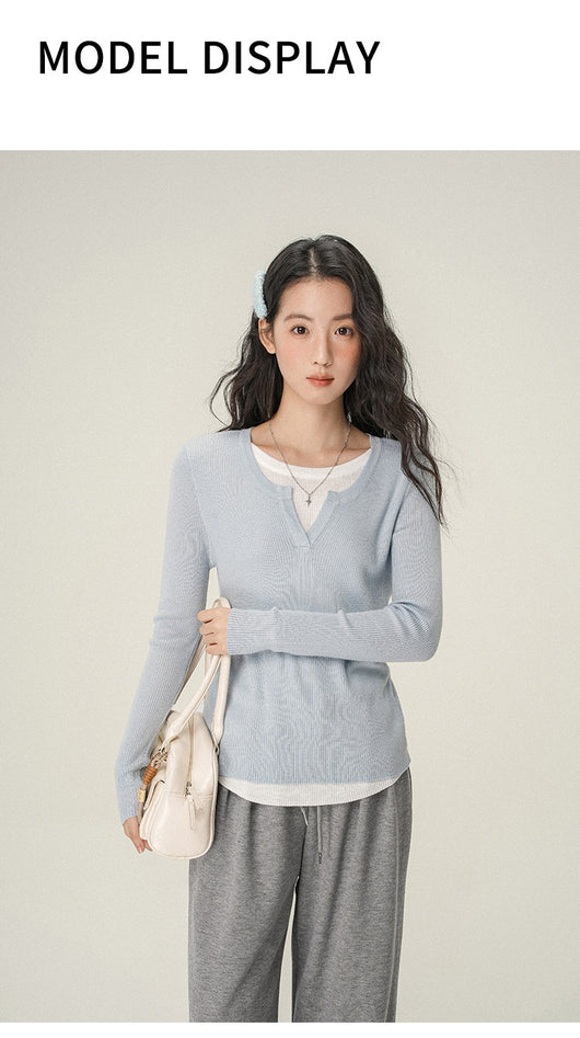 Blusa Interior Térmica Cuello V Manga Larga para Mujer - Image 13